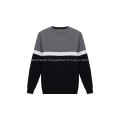 Men's Sweater Cotton Polyester Honey Comb Stripe Pullover